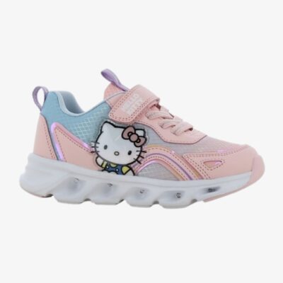 Hello Kitty Blinkende Sneakers, Light Pink/Light Blue, 25