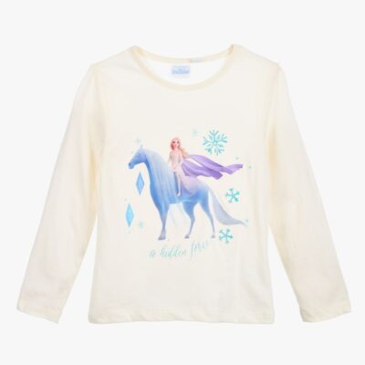 Disney Frozen T-shirt, Hvid, 128-134