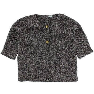 Mini A Ture Cardigan - Strik - Blå/Hvid