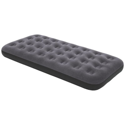 Camping Check Luftmadras - Single 1 - 191x99x22 cm - Grå/Sort
