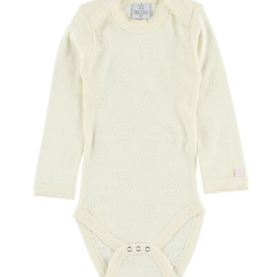 Smallstuff Body - L/Æ - Creme m. Hulmønster