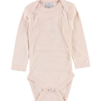 Smallstuff Body - L/Æ - Rosa m. Hulmønster