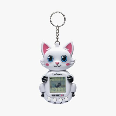 Lexibook - My Best-E® 2 Cats console with LCD screen and keychain attachment (JLMBCAT)