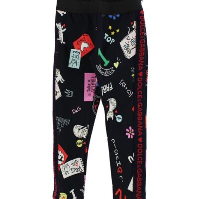 Dolce & Gabbana Leggings - Navy m. Print