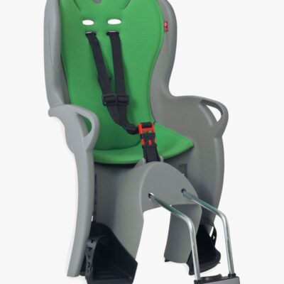 Hamax Kiss Cykelstol, Medium Grey/Green