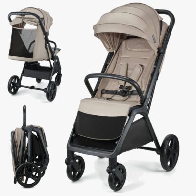 Kinderkraft Loom Klapvogn, Linen Beige