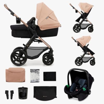 Kinderkraft MOOV 2 3-in-1 Kombivogn, Sand Beige