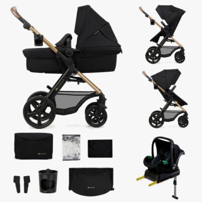 Kinderkraft MOOV 2 4-in-1 Duovogn, Pure Black