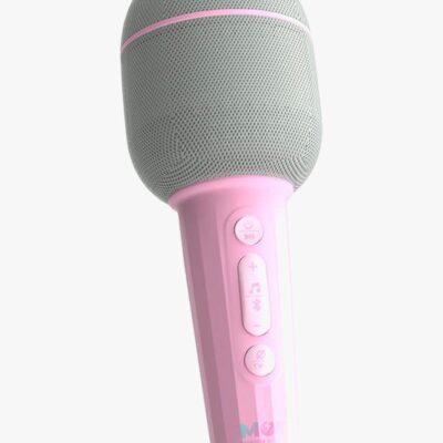 MOB Karaokemikrofon med Højttaler, Groovy Pink