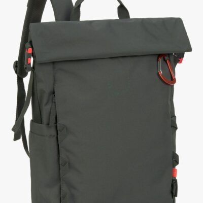 Lässig Outdoor Pusletaske Rygsæk med Roll-top-åbning, Dark Olive