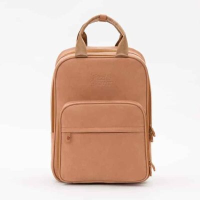 Bizzi Growin Rucpod® Pusletaske og Rejseseng - Vegan Leather - Porcini