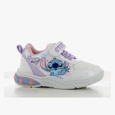 Disney Lilo & Stitch Blinkende Sneakers, White/Lilac, 27