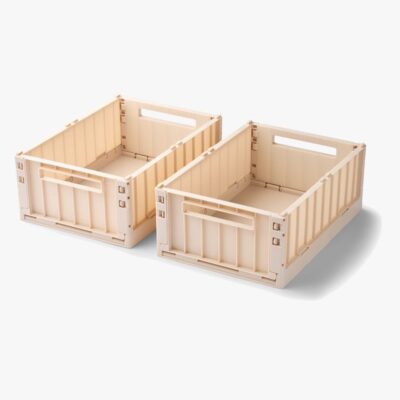 Liewood Weston Opbevaringsboks - 2-pak - Medium - Apple Blossom