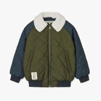 LIEWOOD Mira Quiltet Jakke, Classic Navy/Army Brown, 122