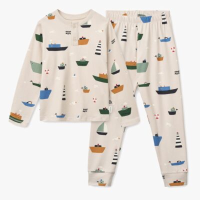 LIEWOOD Wilhelm Pyjamassæt, Sailing/Sandy, 98-104