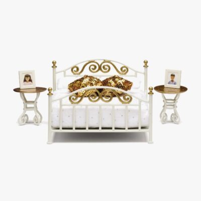 Lundby - Brass Bed Set (18292)