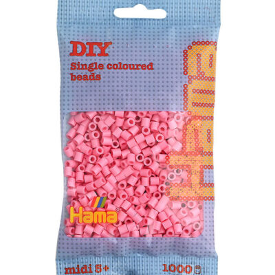 Hama Perler Midi 1000 stk Pink (207-06)