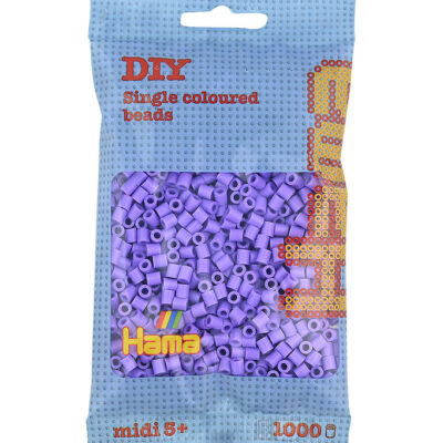Hama Perler Midi 1000 stk Pastel Lilla (207-45)
