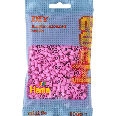Hama Perler Midi 1000 stk Pastel Pink (207-48)