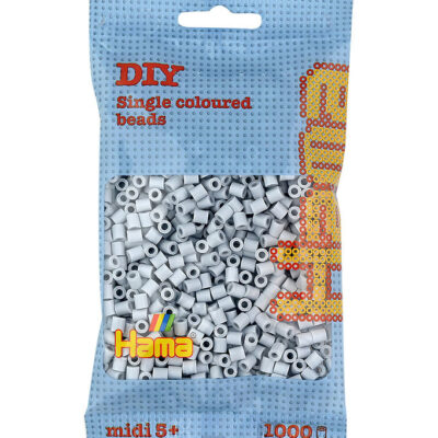 Hama Perler Midi 1000 stk Lysegrå (207-70)