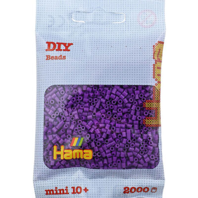 Hama Mini Perler - 2000 stk. - 07 Lilla