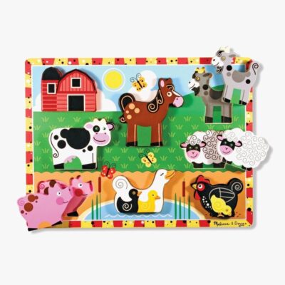 Melissa & Doug Puslespil Bondegård 8 Brikker