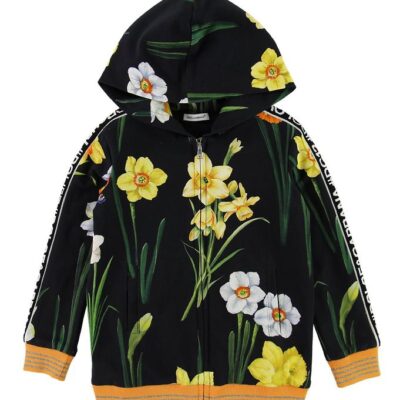 Dolce & Gabbana Cardigan - Sort m. Blomster