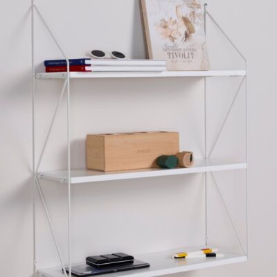 Minitude Wall Shelf BROOKLYN, White, Børnemøbler, Indretning børneværelse