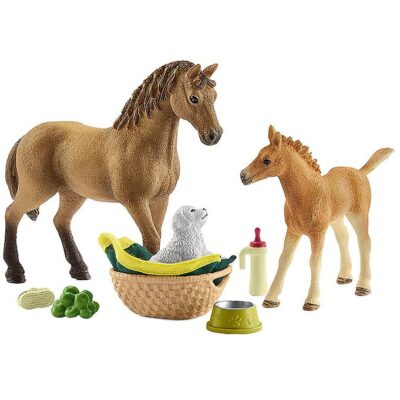 Schleich Horse Club - 13 cm - Sarahs Pleje af Dyreunger 42432