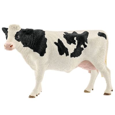 Schleich Dyr - Sortbroget Ko - H: 8 cm 13797