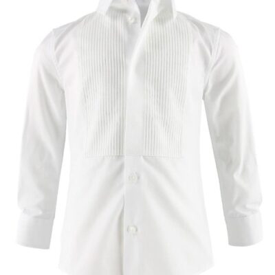 Dolce & Gabbana Skjorte - Hvid m. Plissering