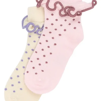 Marra Bambus Ankelsokker 2-pak - Rose Quartz - 19/22