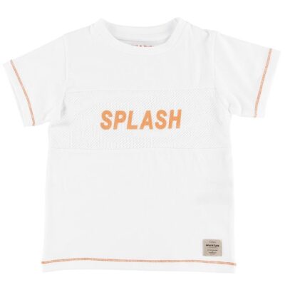 Mini A Ture T-shirt - Simion - White m. Splash