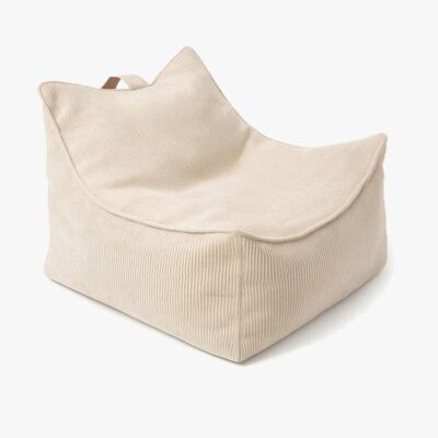 Meowbaby Slimcord Sækkestol, Beige, Børnemøbler, Indretning børneværelse