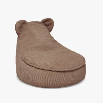 Meowbaby Slimcord Sækkestol Teddy, Brown, Børnemøbler, Indretning børneværelse