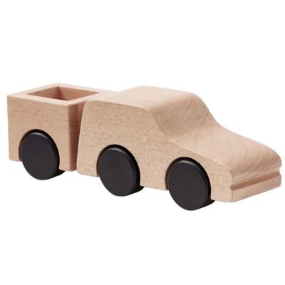 Kids Concept Træbil - 19 cm - Aiden - Pick Up