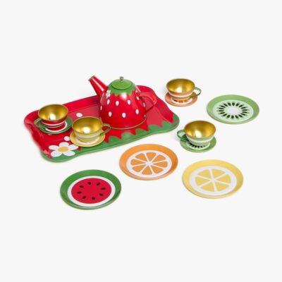 Cloudberry Castle Fruity Teservice Fremstillet Af Metal