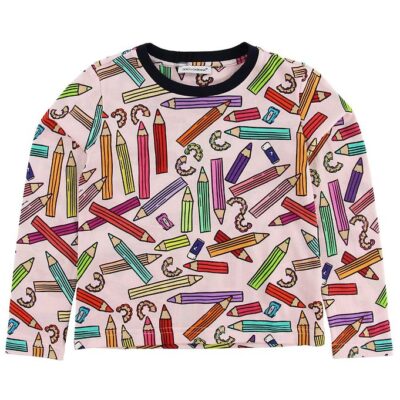 Dolce & Gabbana Bluse - Back To School - Lyserød m. Blyanter