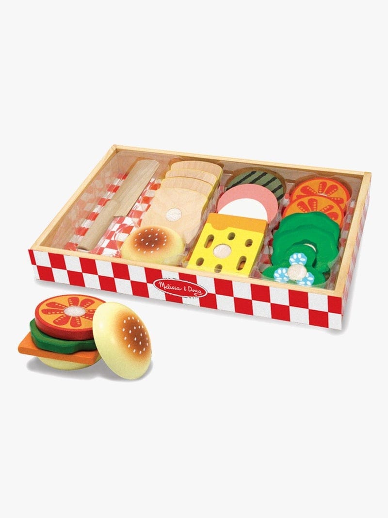 Melissa & Doug - Legetøj Wooden Sandwich Making Play Set