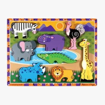 Melissa & Doug Puslespil Zoo 8 Brikker