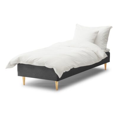 Boxmadras 90x200 cm - Favorit - Enkeltseng Inkl. topmadras og ben - Ekstra komfort