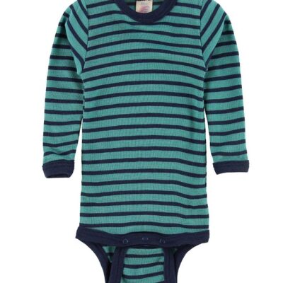 Engel Body l/æ - Uld/Silke - Turkis/Navy