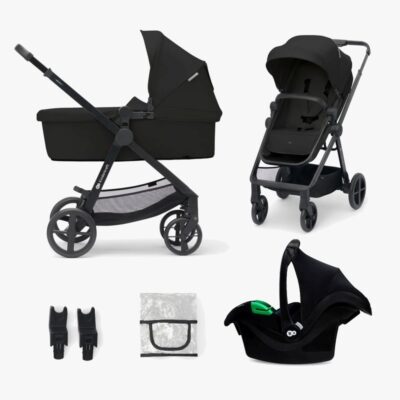 Kinderkraft 3-i-1 NEWLY Kombivogn Travelsystem, Classic Black