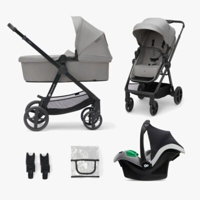 Kinderkraft 3-i-1 NEWLY Kombivogn Travelsystem, Moonlight Grey