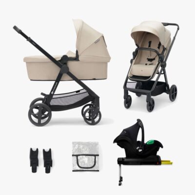 Kinderkraft NEWLY Mink Pro Kombivogn 4-i-1, Sand Beige