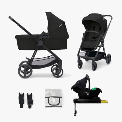 Kinderkraft NEWLY Mink Pro Kombivogn 4-i-1, Classic Black