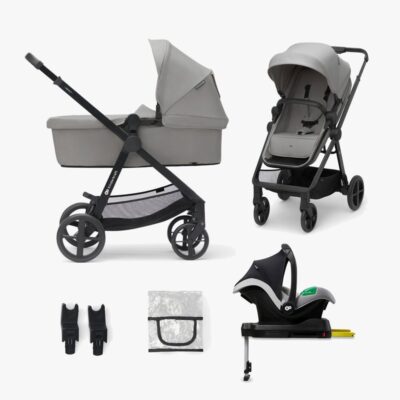Kinderkraft NEWLY Mink Pro Kombivogn 4-i-1, Moonlight Grey