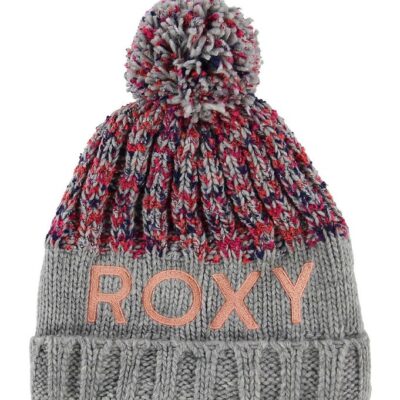 Roxy Hue - Strik - Grå m. Kvast/Logo