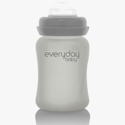Everyday Baby Sutteflaske Glas 150 ml, Grå