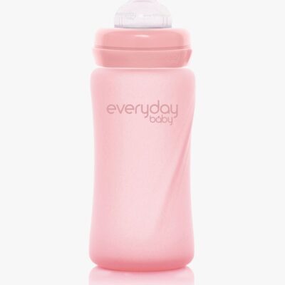 Everyday Baby Sutteflaske Glas 240 ml, Lyserød